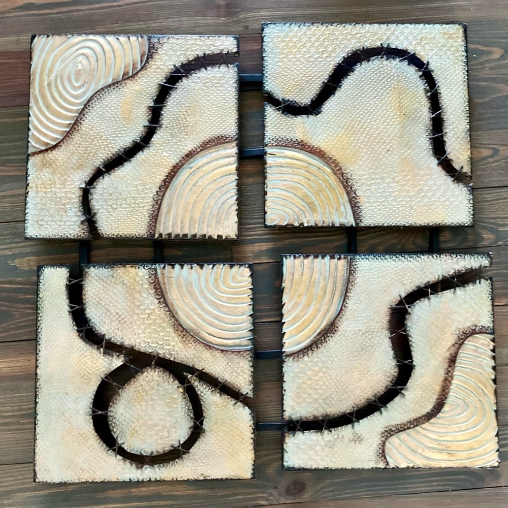 Metal Aztec Wall Hanging